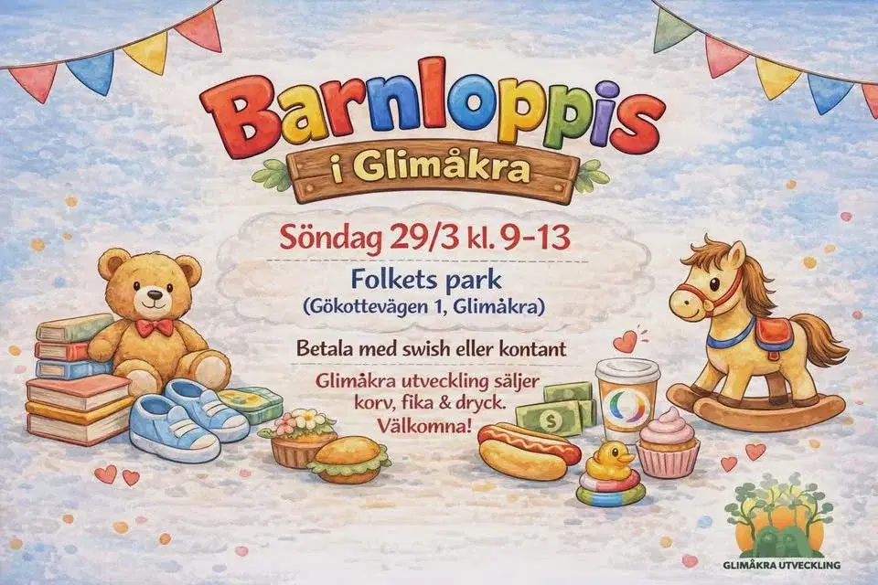 Barnloppis i Glimåkra