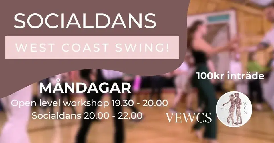 WCS - Socialdans Måndagar - 30/3 Uppsala