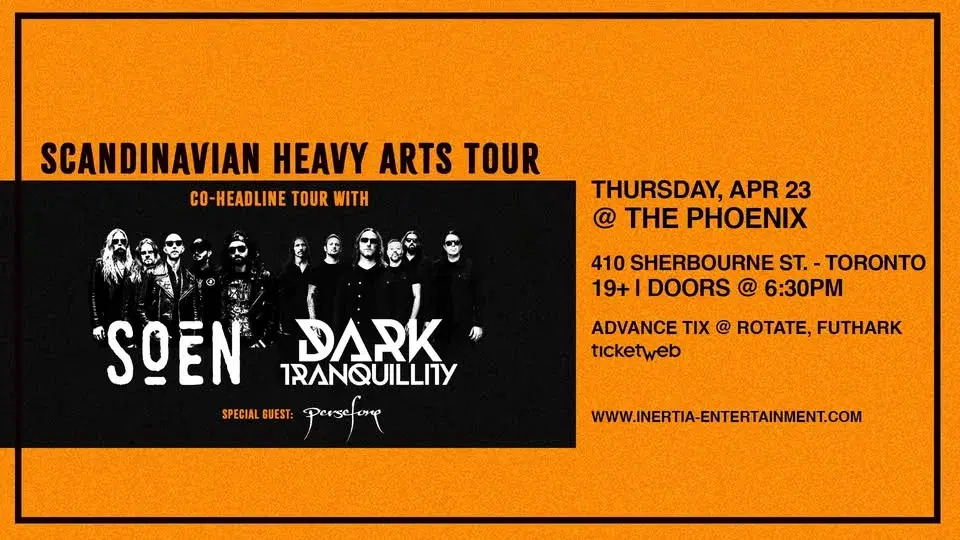 Dark Tranquillity, SOEN & Persefone