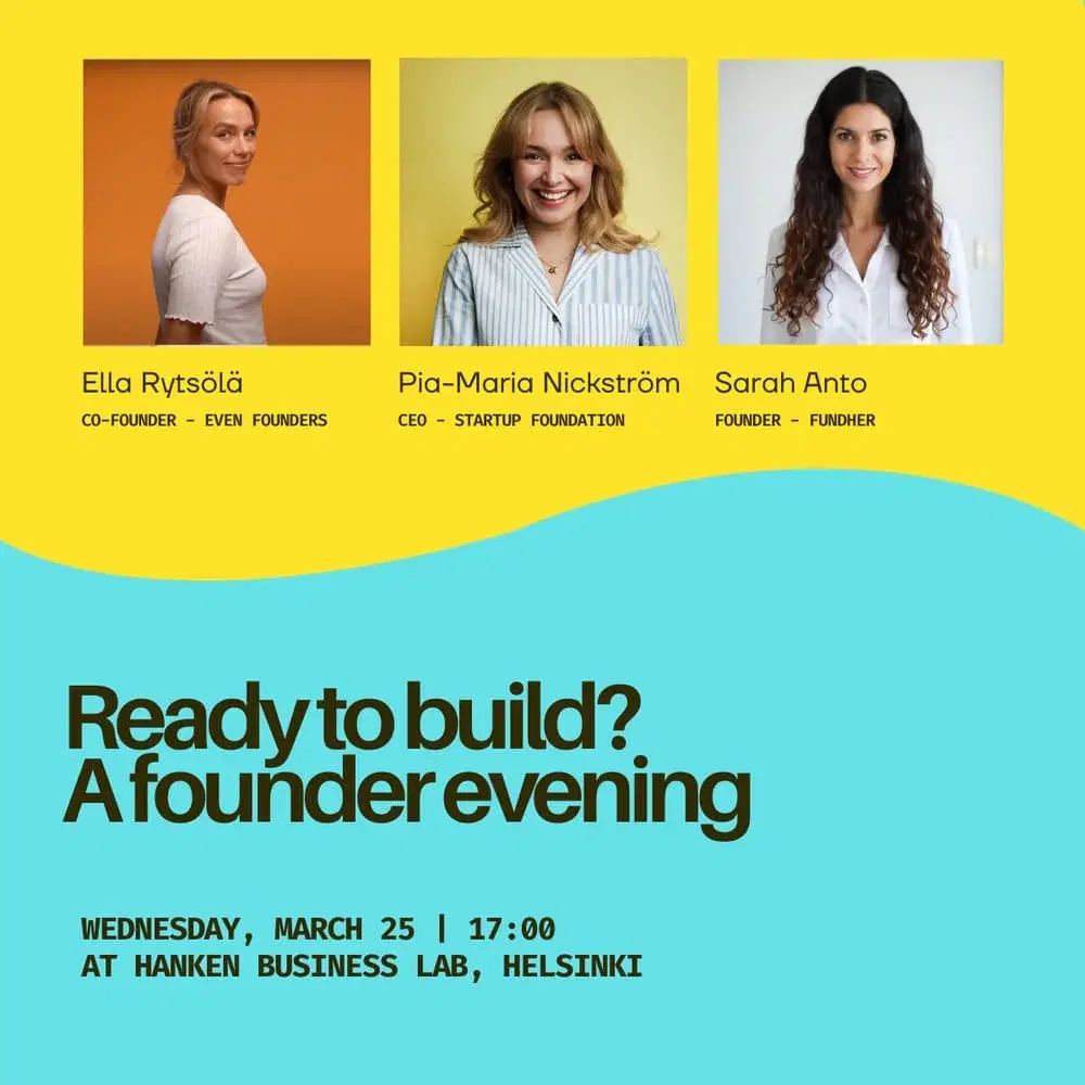 Ready to build? A founder evening