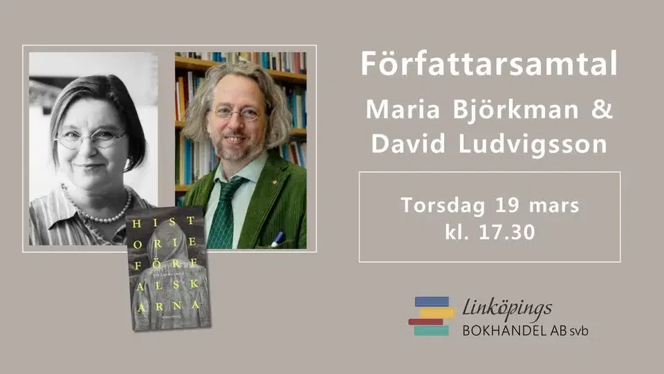 Författarsamtal med Maria Björkman och David Ludvigsson