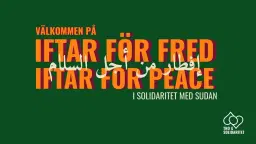 Iftar för fred - Stoppa svälten i Sudan
