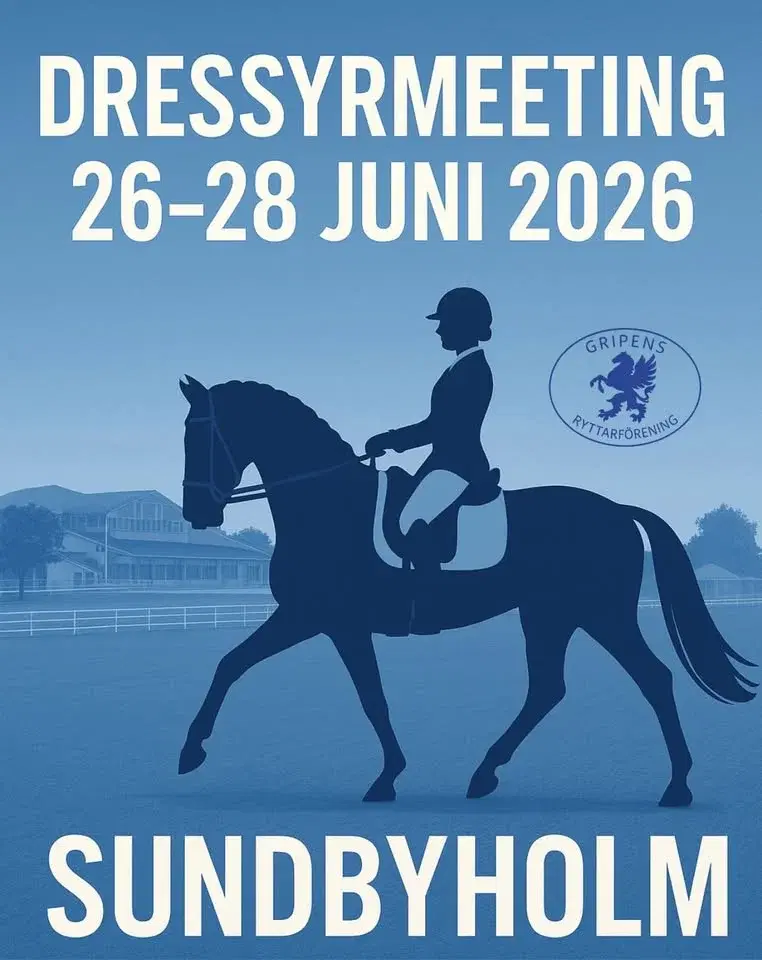 Dressyrmeeting på Sundbyholm Arena 2026