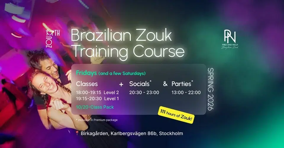 Zouk L1 + L2 Training Course with Piro and Nelly