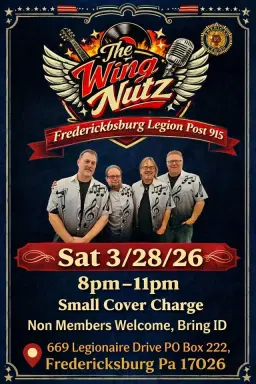 The Wing Nutz @ Fredericksburg Legion