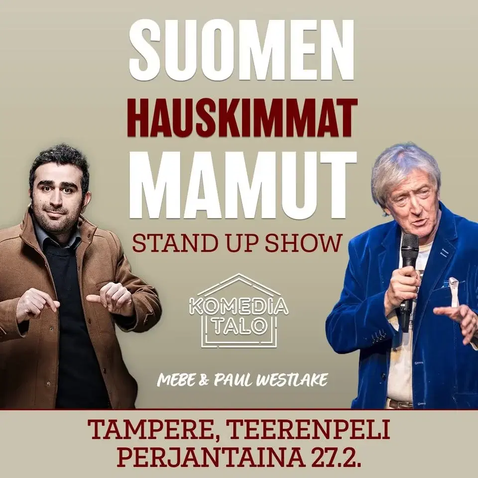 Suomen Hauskimmat Mamut -stand up show / Tampere