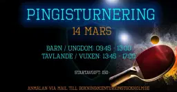 Pingisturnering på Centurion i Sickla!