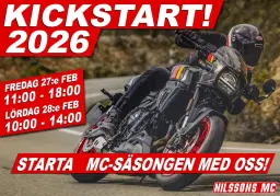KICKSTART PÅ NILSSON´S MC !