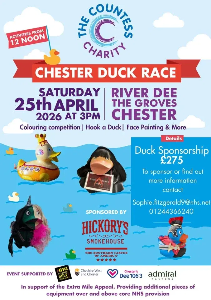 Chester Duck Race 2026
