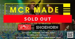 MCR Made Live at The Met - Plus Amazing Support from Sad Sells and Shoehorn