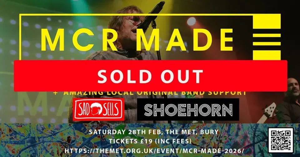 MCR Made Live at The Met - Plus Amazing Support from Sad Sells and Shoehorn