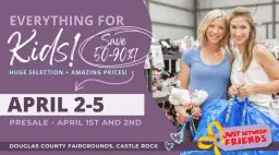 Just Between Friends Douglas County – Spring & Summer Sale