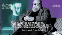 DIE KUGEL ist der Menschheit bei dem einen Ohr hinein .... - Wortwiege Festival 2026