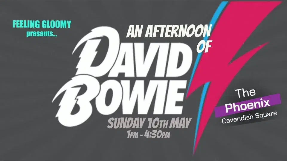 An Afternoon of Bowie - Sunday 10th May, 1pm-4:30pm