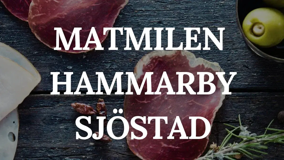 Matmilen Hammarby Sjöstad