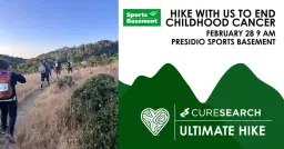CureSearch Coastal California Hike Informational Hike & Gait Clinic