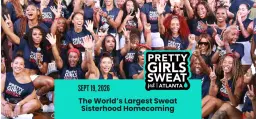 2026 PRETTY GIRLS SWEAT fest ATLANTA