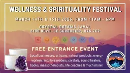 Wellness & Spirituality Festival / Festival de bien-être et de spiritualité