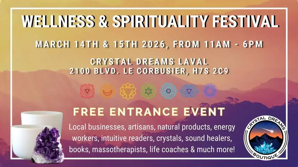 Wellness & Spirituality Festival / Festival de bien-être et de spiritualité