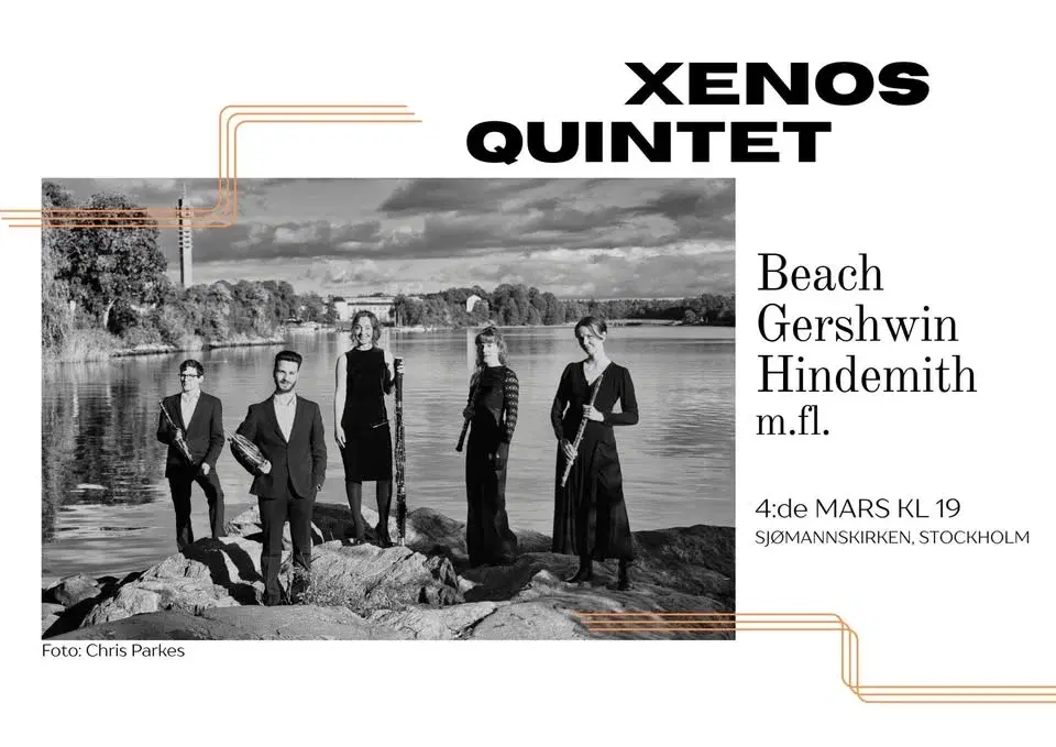 Xenos Quintet spelar Beach, Gershwin & Hindemith