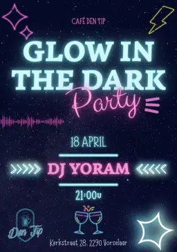 Glow in the dark met DJ Yoram ⚡️
