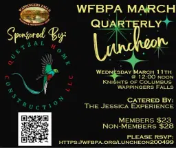 WFBPA March Quarterly Luncheon-Sponsored by Quetzal Home Construction