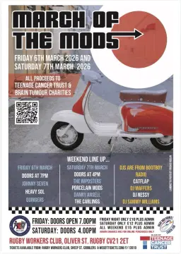 Rugby’s March of the Mods 2026