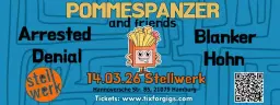 POMMESPANZER - Cheers to 10 Years / Gäste: Arrested Denial, Blanker Hohn