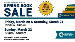 Friends of Libraries Annual Spring Book Sale