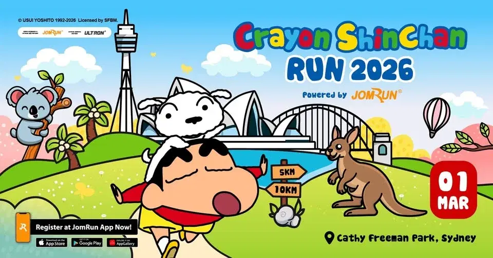 Crayon ShinChan Run 2026 Powered By JomRun® - Australia
