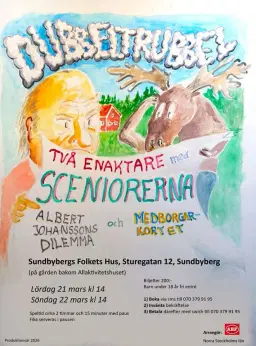 DUBBELTRUBBEL - Två enaktare med Sceniorerna