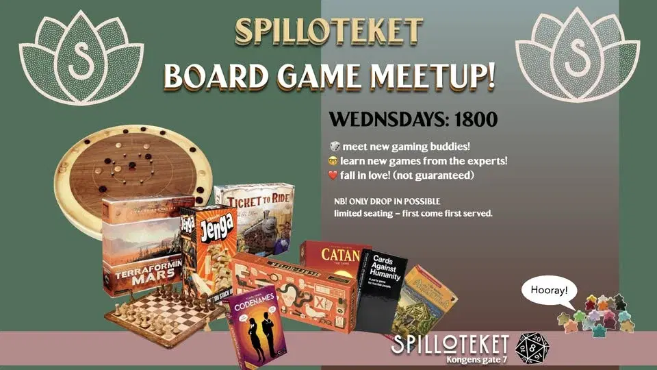 SPILLOTEKET BOARD GAME MEETUP