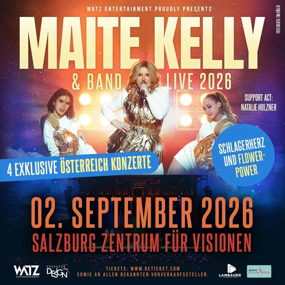 MAITE KELLY & BAND LIVE 2026 | SALZBURG | 02.09.2026