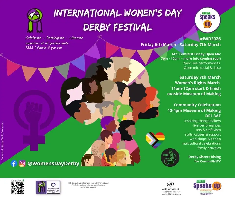 International Women's Day Derby Festival 2026