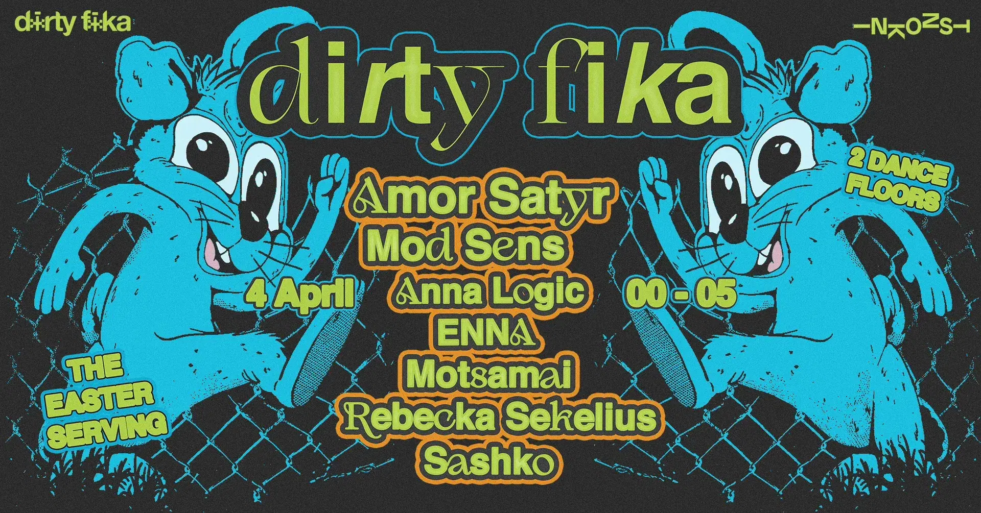 Dirty Fika x Inkonst / Easter Edition w/ Amor Satyr