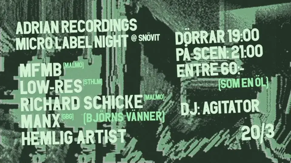Adrian Label Night på Snövit