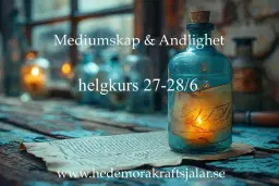 Mediumskap & Andlighet helgkurs 27-28/6✨