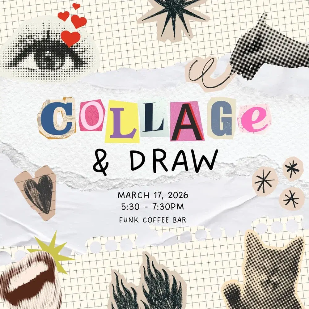 Collage & Draw Art Hangout