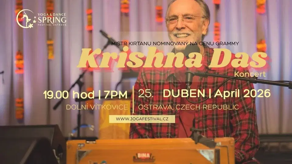 💫 Krishna Das (Kirtan) in the Czech Republic - Ostrava, April 25th 2026