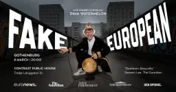 Dima Watermelon: Fake European | Stand-Up Comedy in Göteborg