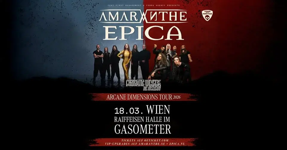 AMARANTHE & EPICA | Arcane Dimensions Tour | Wien