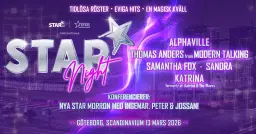 STAR NIGHT | Sveriges största 80-talshyllning genom tiderna!