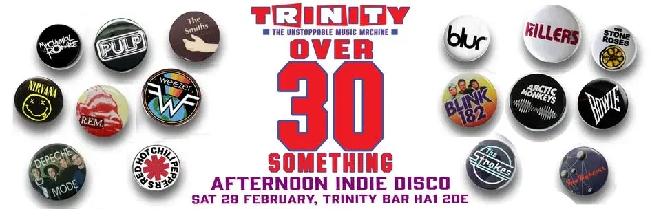 Over 30 Something - Afternoon Indie Disco!