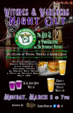 WITCHES & WARLOCKS NIGHT OUT — An Evening of Dining, Drinks, & Shared Magic!