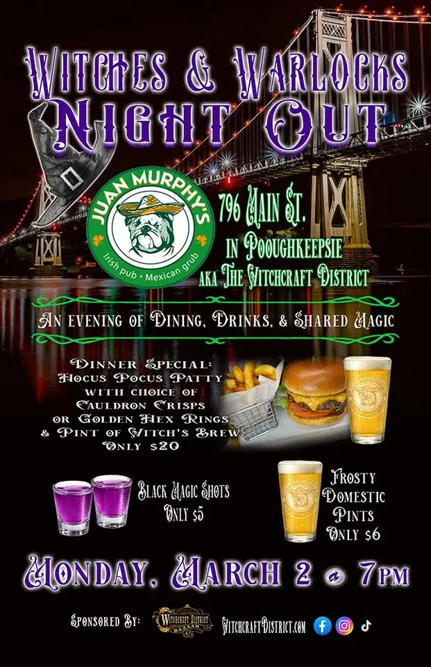 WITCHES & WARLOCKS NIGHT OUT — An Evening of Dining, Drinks, & Shared Magic!