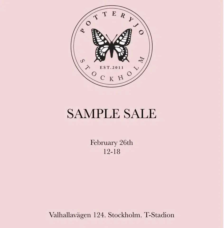PotteryJo Sample SALE
