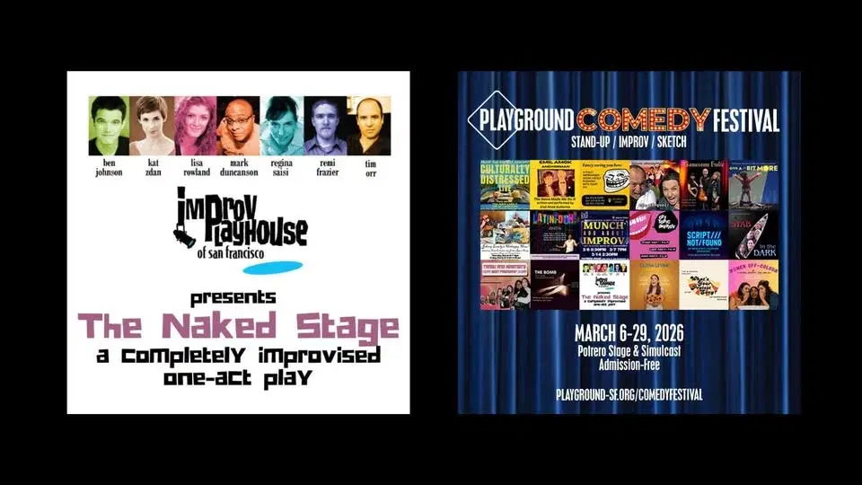 PlayGround Comedy Festival: The Naked Stage, presented by Improv Playhouse of San Francisco