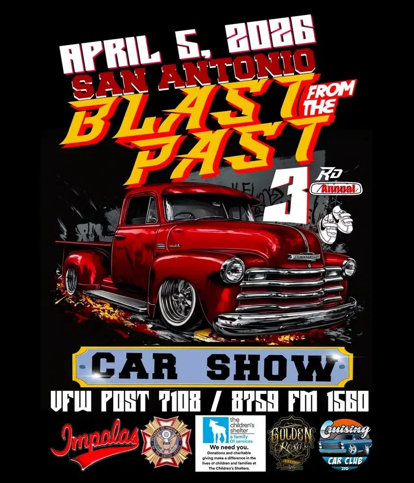 3rd annual Car Show - San Antonio Blast From The Pass