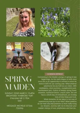 Spring Equinox Goddess embodiment retreat day