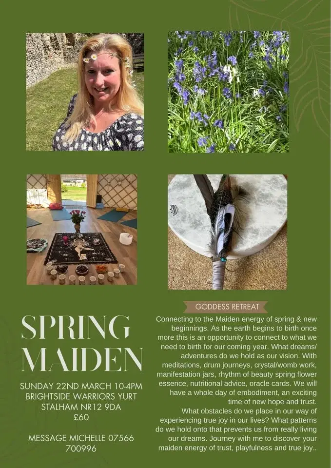 Spring Equinox Goddess embodiment retreat day